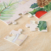 Christmas Bouquet Burnt Orange Candy Barry Wreath Puzzle (Seite)