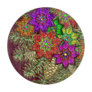 Christmas Bouquet Charcuterie Board Schneidebrett