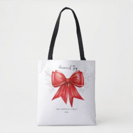 Christmas Bow Charm Tasche