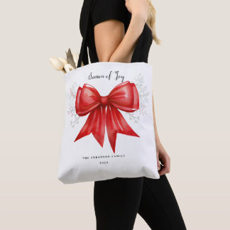 Christmas Bow Charm Tasche