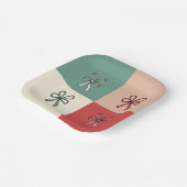 christmas bow conquette pappteller (Gewinkelt)