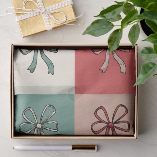 christmas bow conquette seidenpapier (Geschenk)