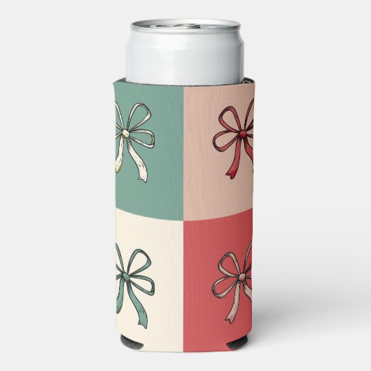 christmas bow conquette selters dosenkühler (Seltzer Rückseite)