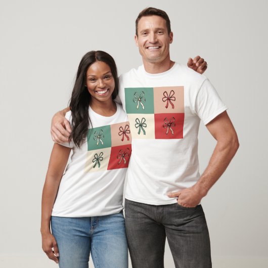 christmas bow conquette T-Shirt (Unisex)