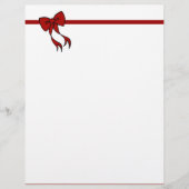 Christmas Bow Letterhead (Vorderseite)