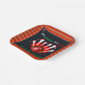 Christmas Bowling Holiday Party Pappteller (Gewinkelt)