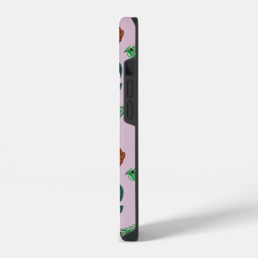 Christmas Bows and Pinecones iPhone Hülle (Linke Seite)