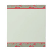 Christmas Bows Candy Canes and Leaves Notizblock (Vorderseite)