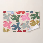 Christmas Bows Coquette Badhandtuch Set (Handtuch)