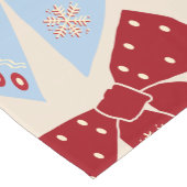 Christmas Bows Coquette Kurzer Tischläufer (Ecke)