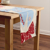 Christmas Bows Coquette Kurzer Tischläufer (Beispiel)