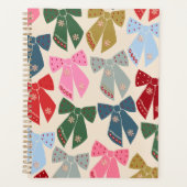 Christmas Bows Coquette Planer (Vorderseite)