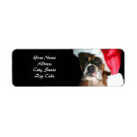 Christmas Boxer Dog Address Labels<br><div class="desc">Christmas Boxer Dog Address Labels</div>