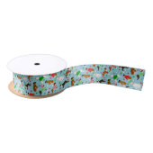 Christmas Boxer Dog Satin Ribbon Satinband (Spule)