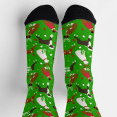 Christmas Boxer Dog Socken (Oben)