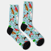 Christmas Boxer Dog Socken (Rechts)
