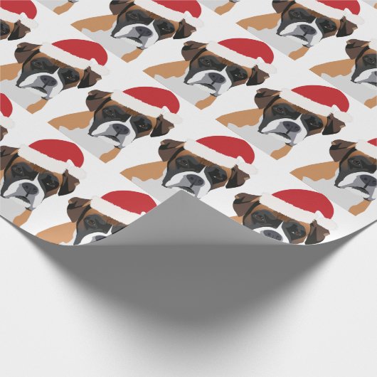 Christmas Boxer Geschenkpapier (Ecke)