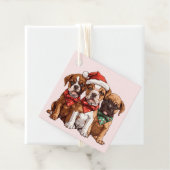 Christmas Boxer Hunde Geschenkanhänger (Beispiel)