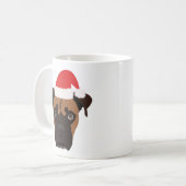 Christmas Boxer Puppy Kaffeetasse (Vorderseite Links)