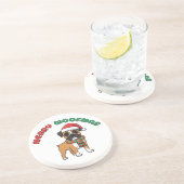 Christmas Boxer Untersetzer: Frohe Woofmas Getränkeuntersetzer (Seite)