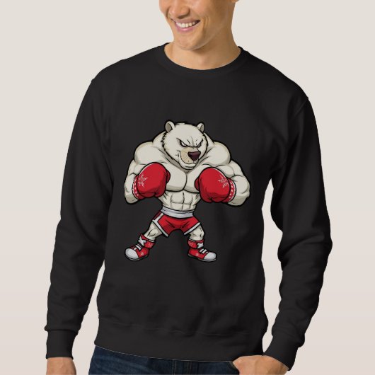 Christmas Boxing Bear – Holiday Fighter Tee (Vorderseite)