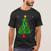 Christmas Boxing Srts Lover Xmas Tree Lights Paj T-Shirt (Vorderseite)
