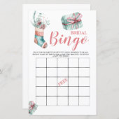 Christmas Bridal Bingo Bridal Game (Vorne/Hinten)