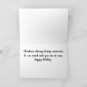 CHRISTMAS BRINGS ERINNERUNGEN & ERINNERUNGEN DER F KARTE (Innenseite)