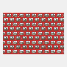 Christmas Bristol Christmas Trio Geschenkpapier Set