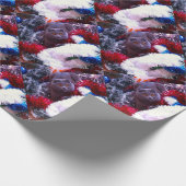 Christmas British Blue Geschenkpapier (Ecke)