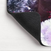 Christmas British Blue Mousepad (Ecke)