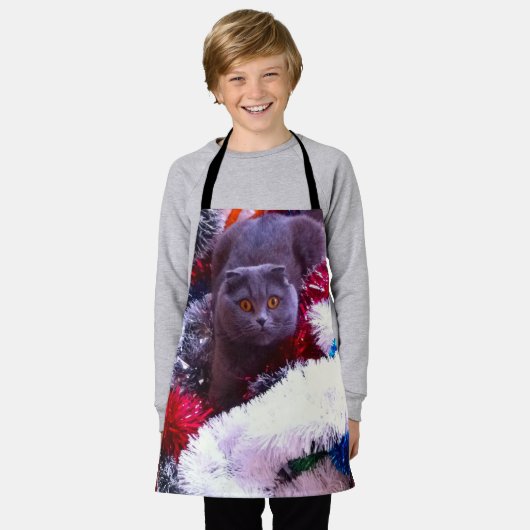 Christmas British Blue Schürze (Getragen)