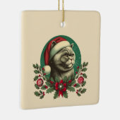 Christmas British Kurz Hair Cat Keramik Ornament (Rechts)