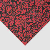 Christmas Brocade Dark Red Seidenpapier (Detail)