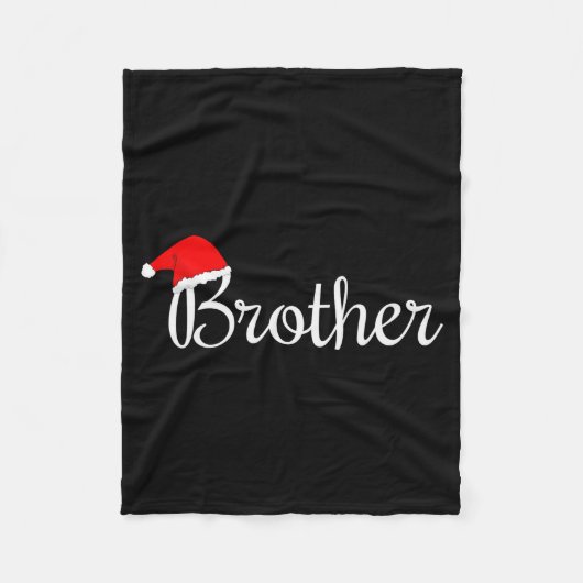 Christmas Brother Fleecedecke (Vorderseite)
