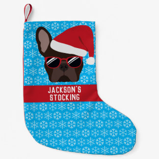 Christmas Brown French Bulldog Kleiner Weihnachtsstrumpf