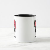 Christmas Brown French Bulldog Tasse (Zentrum)