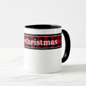 Christmas Buffalo Kariert Coffee Tasse (VorderseiteRechts)
