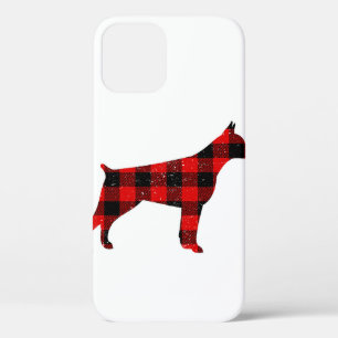 Christmas Buffalo Kariert Doberman Case-Mate iPhone Hülle