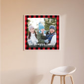 Christmas Buffalo Karo Custom Fotodruck