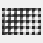 Christmas Buffalo Karo Wrapping Paper Set Geschenkpapier Set (Vorderseite)