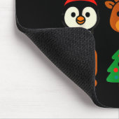 Christmas Building Brick Santa Elf Snowman Xmas Bo Mousepad (Ecke)