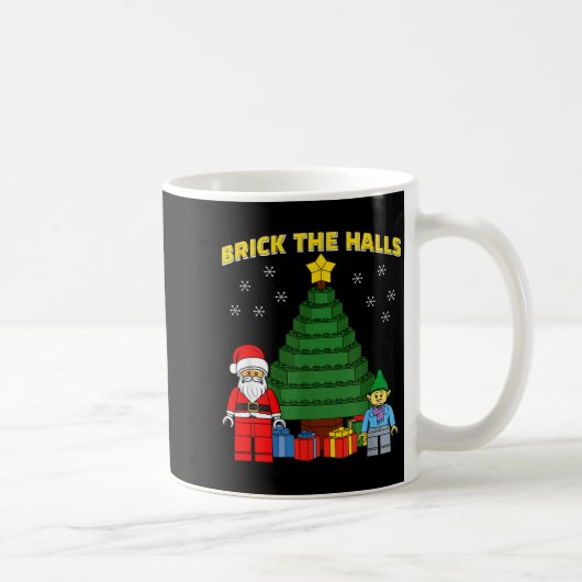 Christmas Building Bricks Brick The Halls Block Bu Kaffeetasse (Rechts)
