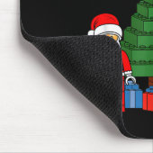 Christmas Building Bricks Brick The Halls Block Bu Mousepad (Ecke)