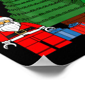 Christmas Building Bricks Brick The Halls Block Bu Poster (Ecke)