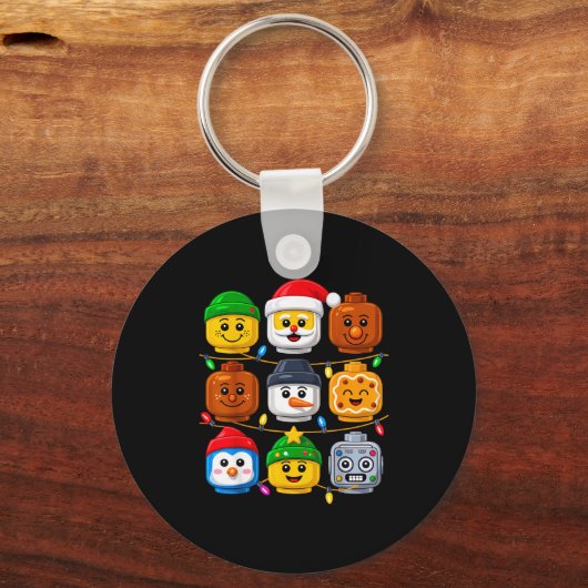 Christmas Building Crew Costume Master Builder Blo Schlüsselanhänger (Vorderseite)