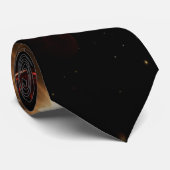 Christmas Bulbs Neck Tie AI Used Krawatte (Gerollt)