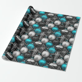 Christmas Bulbs Wrapping Paper Geschenkpapier