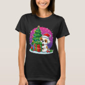 Christmas Bulldog Santa Hat Xmas Bulldog Lover Men T-Shirt (Vorderseite)