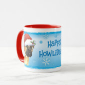 Christmas Bullmastiff Tasse (Vorderseite Links)